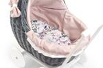 Korbkinderwagen für Puppe provence Lili III.