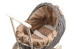 Korbkinderwagen für Puppe provence Lili V.