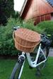 Fahrradkorb aus Weide mit Deckel vorne Trek V. - Weidenkorb