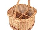 Picknickkorb aus Weide für Flaschen Crate I.