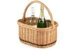 Picknickkorb aus Weide für Flaschen Crate IV.