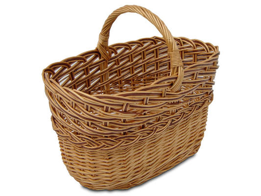 Einkaufskorb aus Weidenruten Dame III.