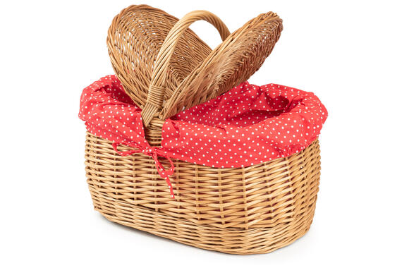 Picknickkorb aus Weide Kvinna V.